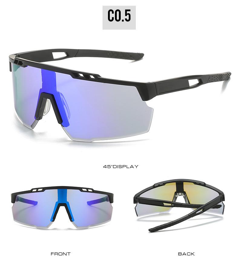 Unisexowe Sportowe Kolorowe Okulary Rowerowe