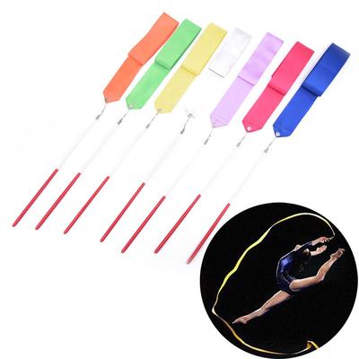 2m fitas de ginástica profissional fita de dança arte rítmica ginástica ballet streamer