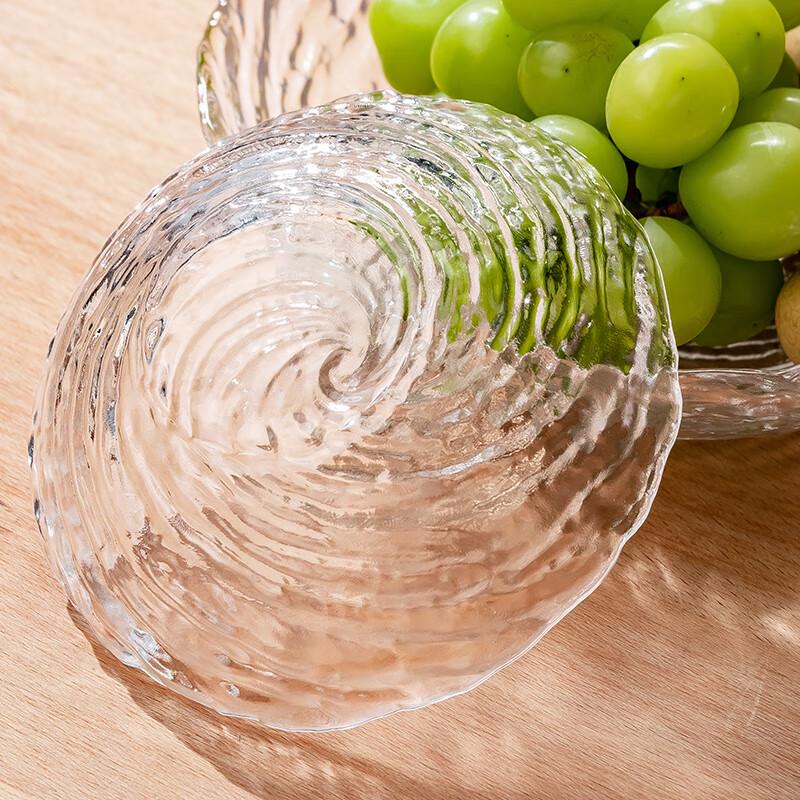 Genuus Large Light Luxury Crystal Glass Fruit Plate