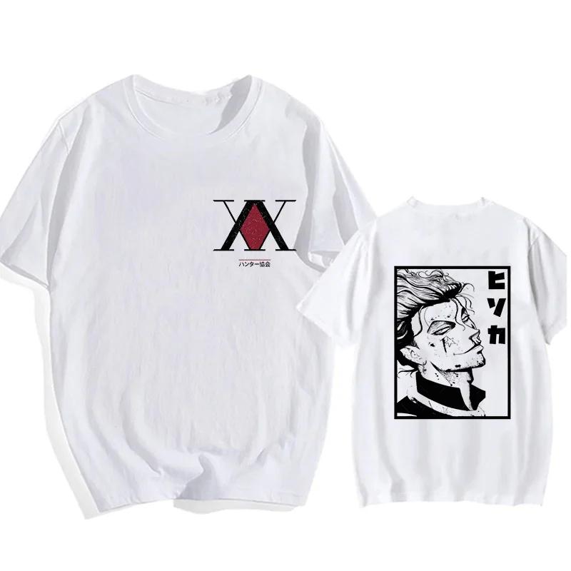 Manga Hisoka Kawaii Hunter X Hunter T Shirt Killua Zoldyck Funny Cartoon Cute Anime T-shirt Kurapika HxH Devil Eye Tshirt Tees