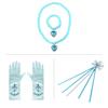 Princess Dress Baby Blue Kids Cloak Cape Halloween Christmas Birthday Gift [CosMisty] (Blue M)