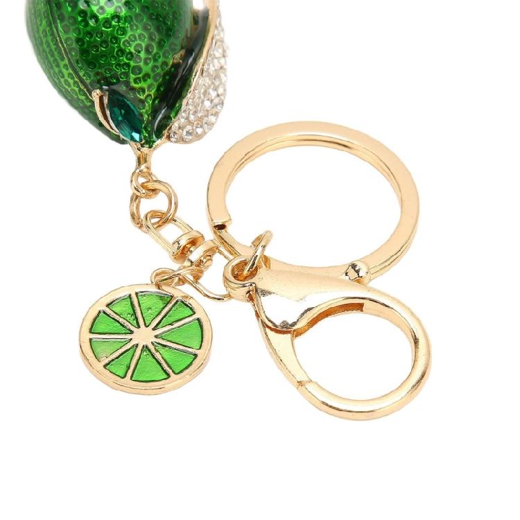 Adorable Porte-clés Pendentif Citron Style Coréen Accessoire Portable pour Personnaliser Styles Sacs et Clés Ornement