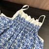 Girls Summer Floral Spaghetti Strap Dress Stylish Princess Vacation Sundress Kids Fashion Sleeveless Party Gown