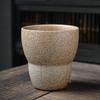 Japanese Style Coarse Ceramic Espresso Cup Retro Ceramic Kung Fu Tea Cup Office and Home Water Cup