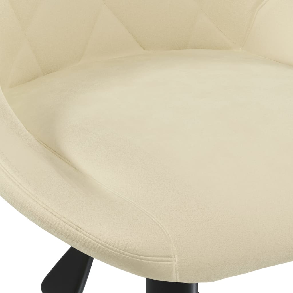 Dining Room Chair Swivel Cream Velvet