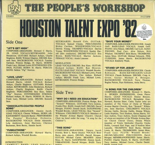 

LP Record PEOPLE S WORKSHOP - Houston Talent Expo BBE347ALP BBE 2016 UK Jazz