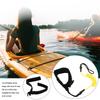 Stand Up Paddle Board Spiralfeder Bein Fuß Seil Surfing Leash für Surfbrett (Gelb)