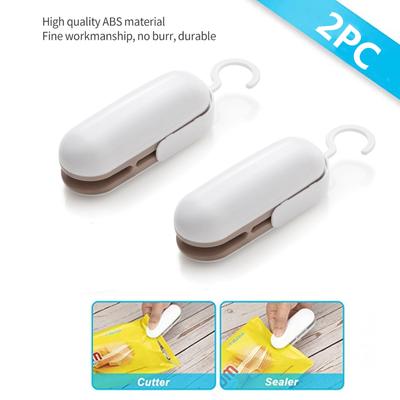 Vacuum Food Package Sealer Electric Portable Machine Storage Handheld Tool 2PC
