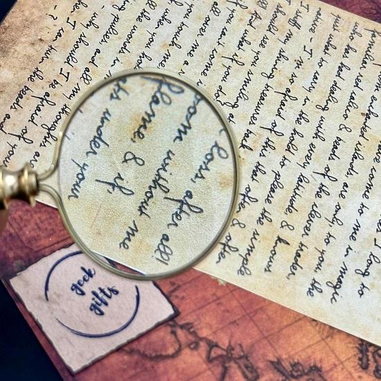 Lupa Steampunk Retro Regalo Monóculo de Bolsillo Disfraz Lupas de Bolsillo Hecho a Mano