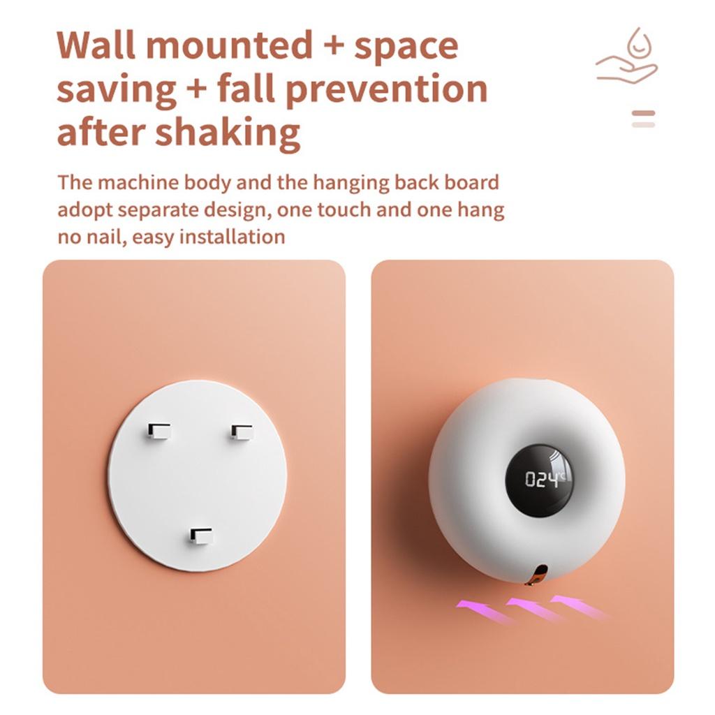 3W Bezdotykowy Automatyczny Dozownik Piany Mydlanej z Czujnikiem Higienizator do Rąk Płyn Szybko Pieniący Montowany na Ścianie Akcesoria Łazienkowe 280ml