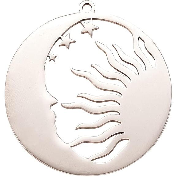 Airssory 12 Pcs 3-Colors Stainless Steel Flash Lightning Bolt Charms Celestial Weather Collection Thunder Mini Dangle Pendants Assortment for Jewelry