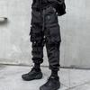 Кілька кишень Стрічки Бандаж Tactical Techwear Штани карго Чоловічі Харадзюку Панк Хіп-хоп Джогери Штани Повсякденний вуличний одяг