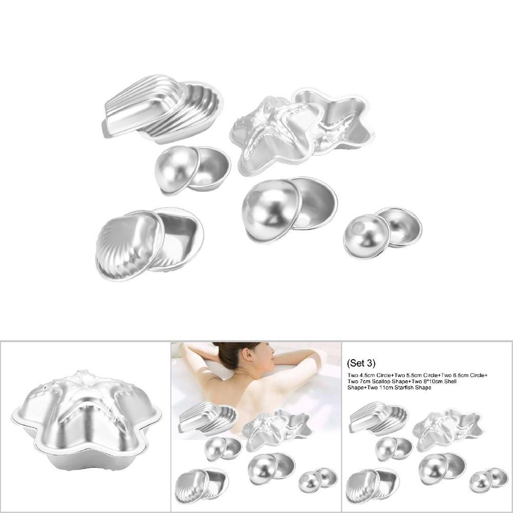 Silvery White Cake Mould Tool Reusable Handmade Soap Mold Bath Bomb Mold  Baking Making
