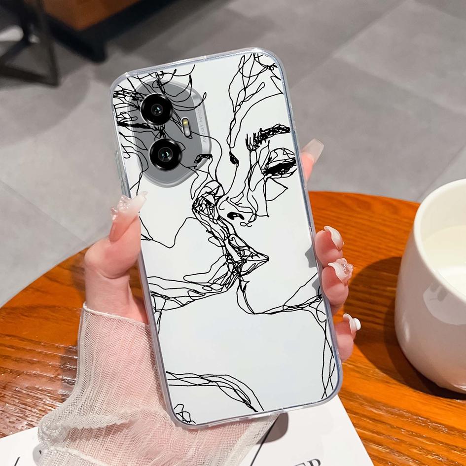 Silicone Soft TPU For Huawei Honor 300 Pro 70 200 Lite X5B Plus X6 X6B X6S X8 Back Cover Fashion Pink Bow Tie Pattern Transparent Anti Slip For Huawei