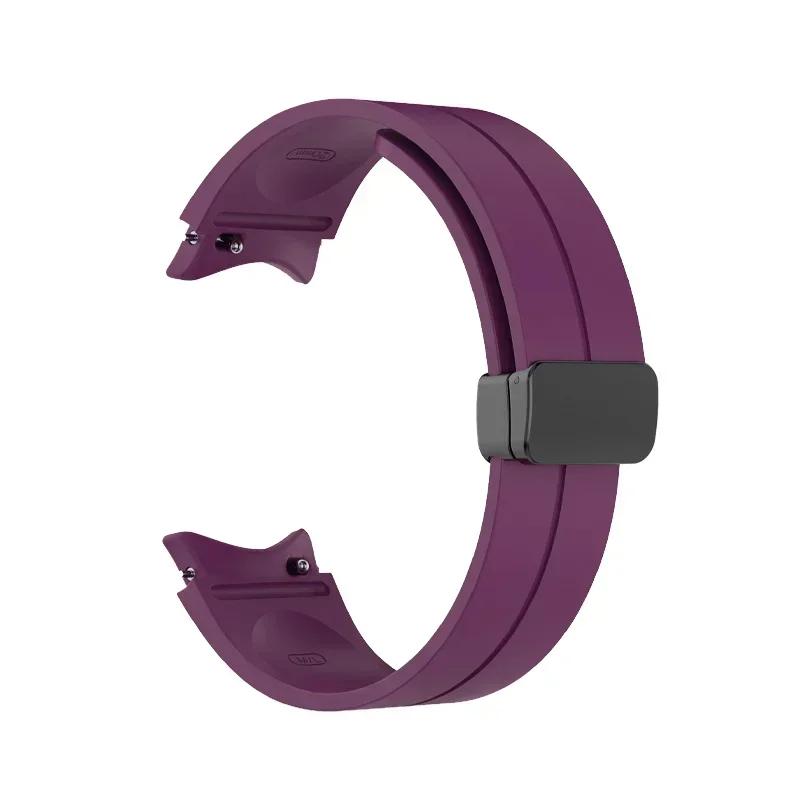 Magnetic Band For Samsung Galaxy Watch 7 6 5 4 44mm 40mm/5 Pro 45mm Silicone Watch Bracelet for Galaxy 6 Classic 43 47 Mm Strap