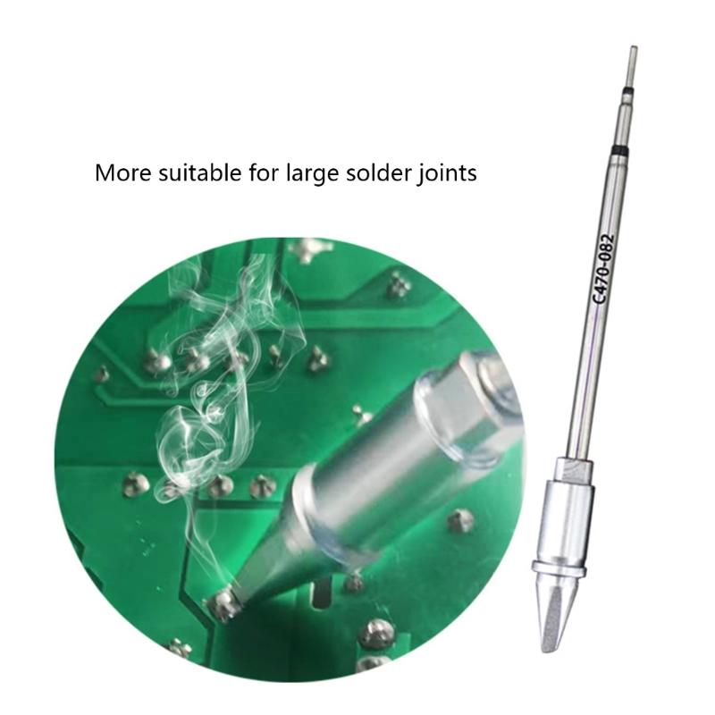 Premium Copper Soldering Iron Tip Rapid Heat Transfer Build In Durability Cores For Long Lastingly Welding Applications