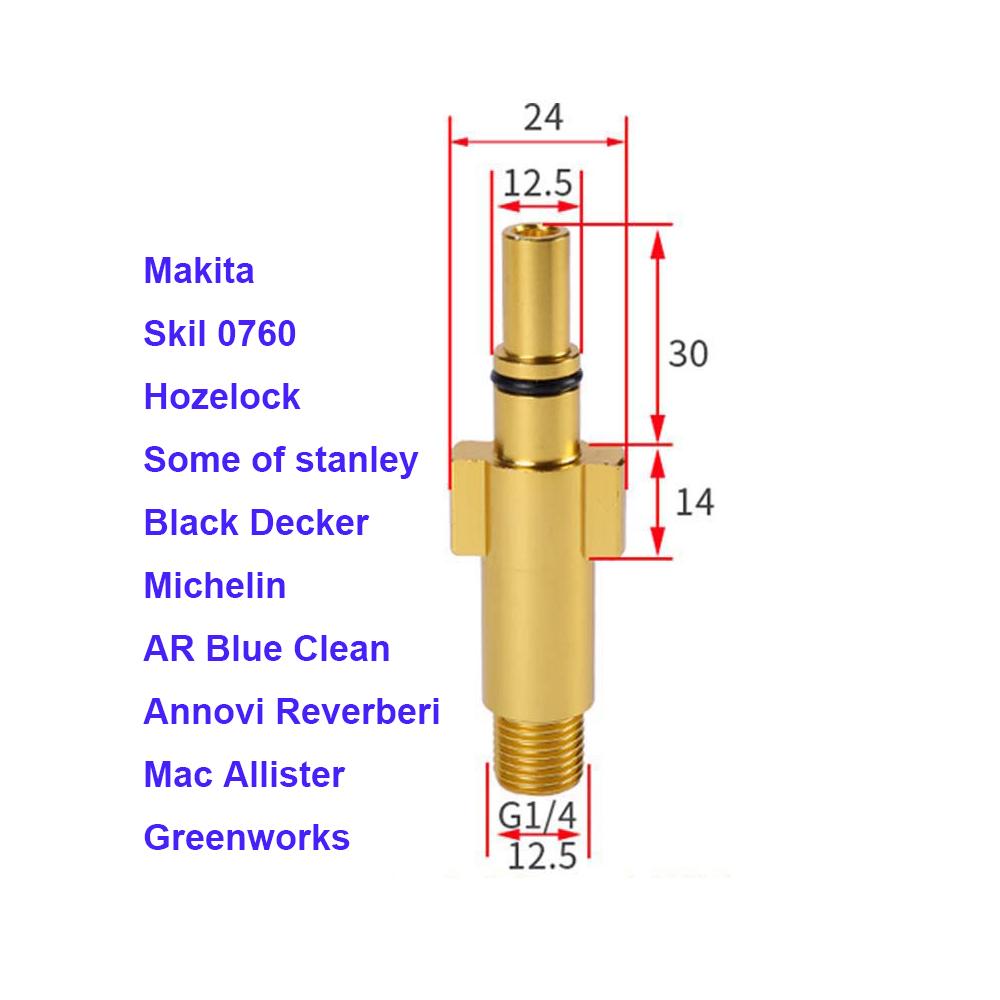 Car Washer Snow foam lance  Soap Foamer Sprayer  Gun Nozzle for Makita Greenworks Michelin Annovi Reverberi High Pressure Washer