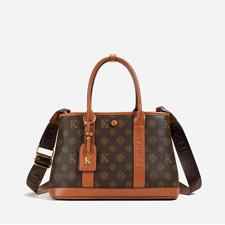 

Women s Versatile Large Capacity Minimalist Tote - 2025 Niche Floral Design, Commuting Handbag, Single Shoulder & Crossbody Styles