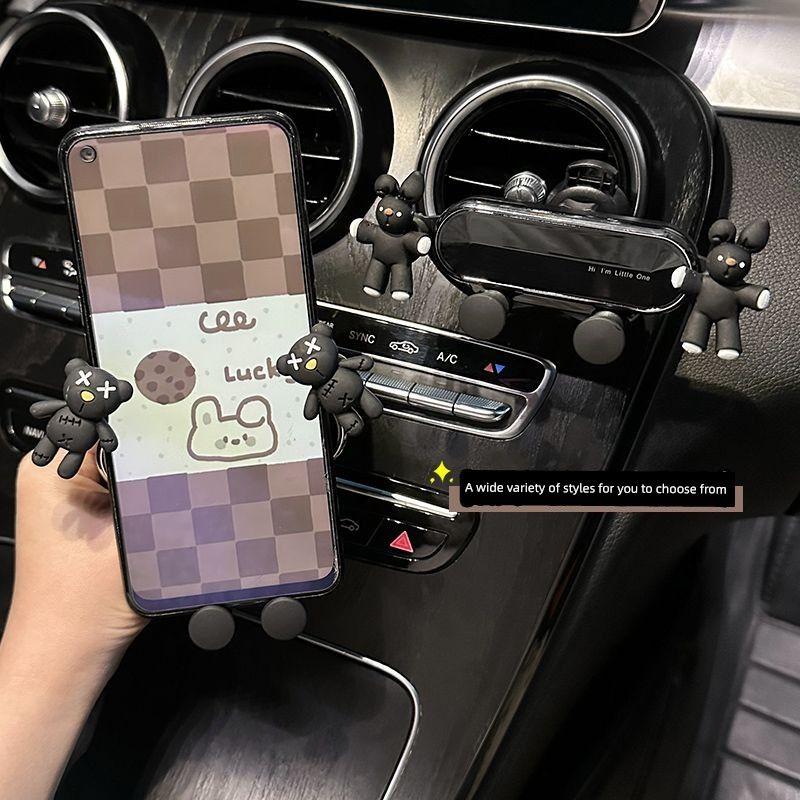 Cute Car Phone Holder for Navigation, Dedicated Car Mount, Female Air Vent Phone Holder