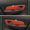 Mikrofiberläder Interiör Bilstyling Dörrarmstöd / Mittkonsol Panelöverdrag Trim För Chevrolet Classic Cruze