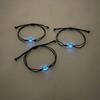 3PCS Glow in Dark Sun Moon Star Bracelet Set Handmade Woven Rope Trendy Jewelry Couple Accessories