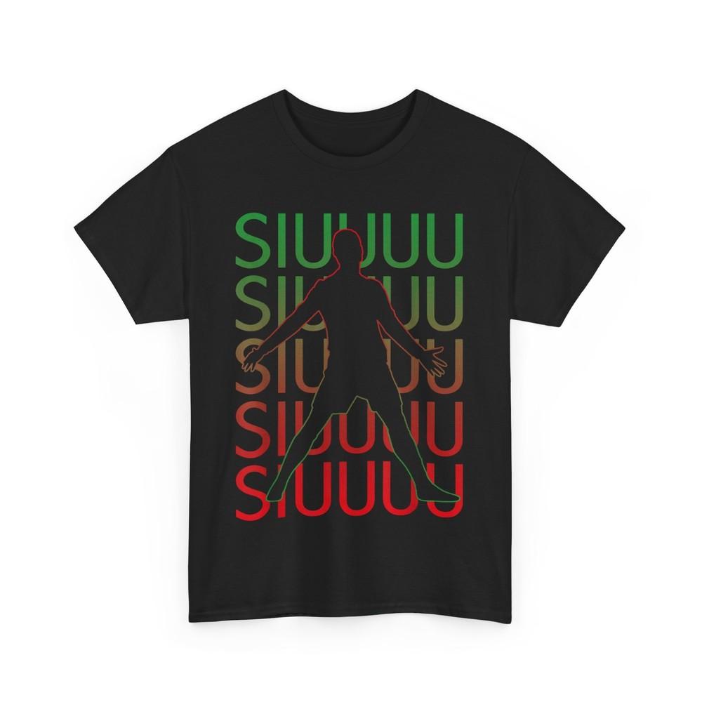 Siuuu Funny Soccer Football Boys Men Women Soccer Player T-Shirt Unisex T-Shirt XXXL