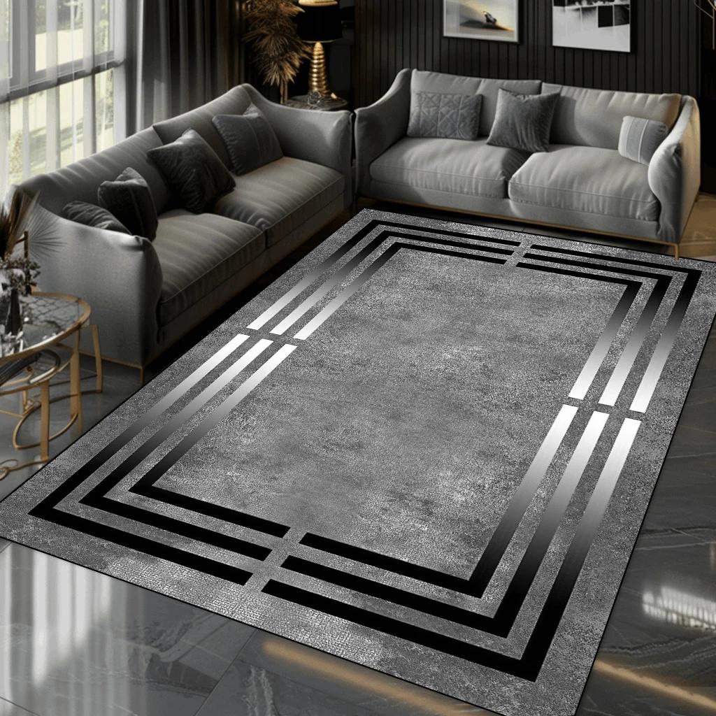 

Скандинавська розкішний висококласний килим для вітальні, прикраса для дому, сучасні килими великої площі для спальні, еластичний, можна прати, нековзний килимок для дверей 160*200cm