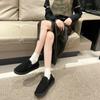 Fashion Round Toe Shoes for Woman Elegant With Low Heels Fashion 2024 Women's Snow Boots Plush on Offer Large Size Warm New Rock Gyaru