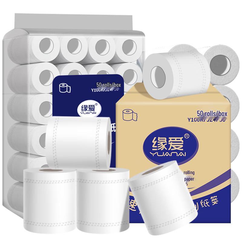 Yuan ai 4-Ply Commercial Toilet Paper Rolls