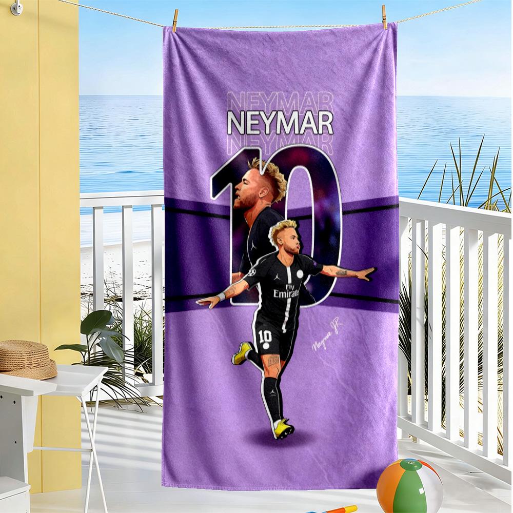 Neymar S Dynamic Celebration Beach Towel High Absorbency & Quick-Dry Comfortable Lightweight