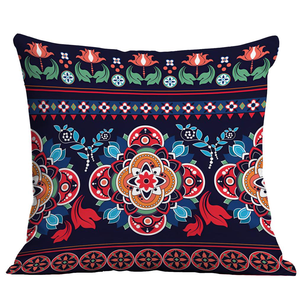 Bohemian Ethnic Style Pillow Cover Living Room Sofa Cushion Hotel Teahouse Pillow Cushion Cover Premium Durable