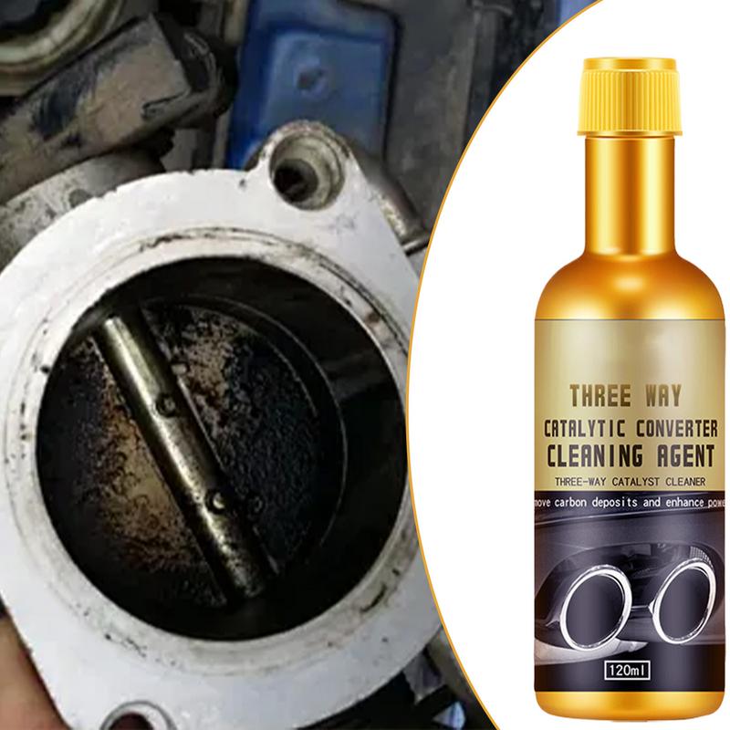Exhaust Cleaner Instant Car Exhaust Cleaner 120ml Engine Carbon Cleaner For Catalytic Converters Car Engine Cleaner Carbon