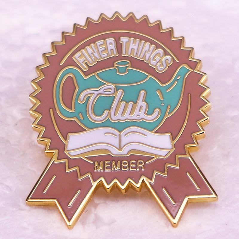 The Office Club Member Brooch Badge - Humorous TV Show Accessory