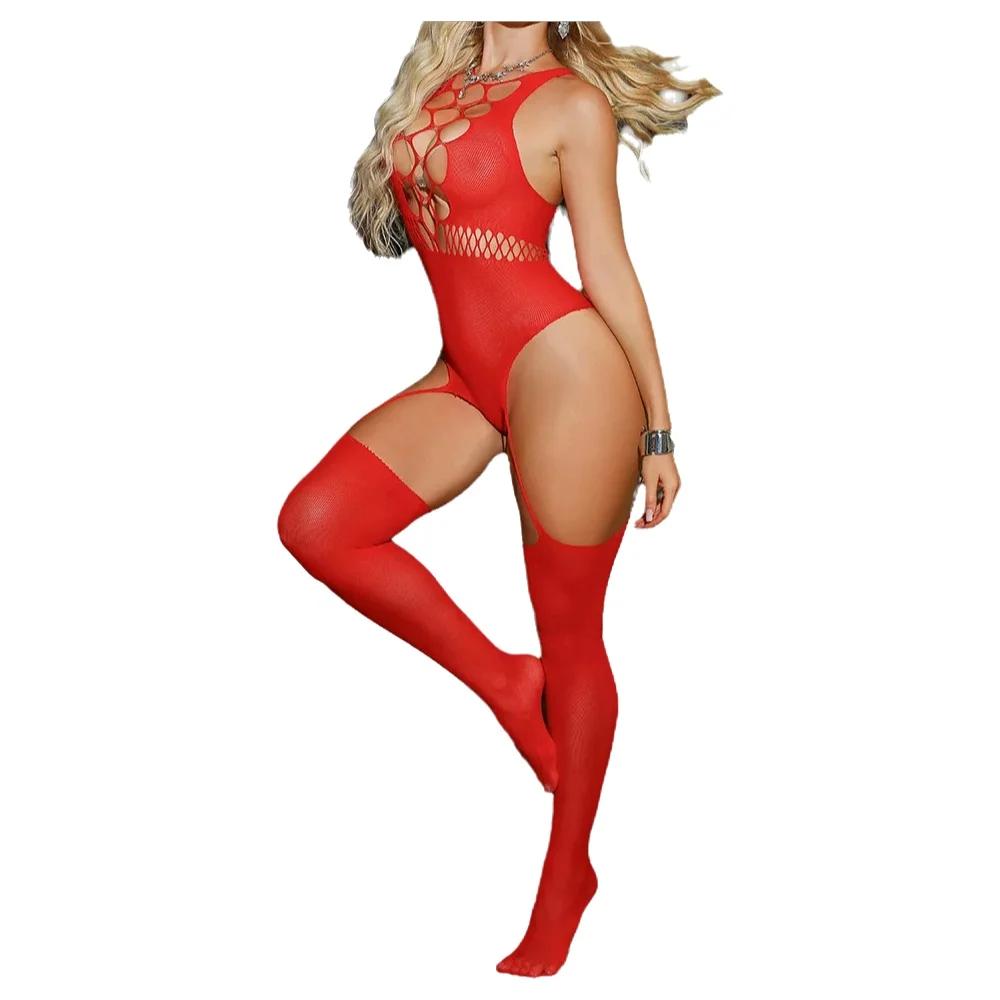 Sexy Lingerie Babydoll Underwear Chemises Nightgown Sleepwear Tights Product Erotic Sexy Lingerie For Women Singlet Garters Suit