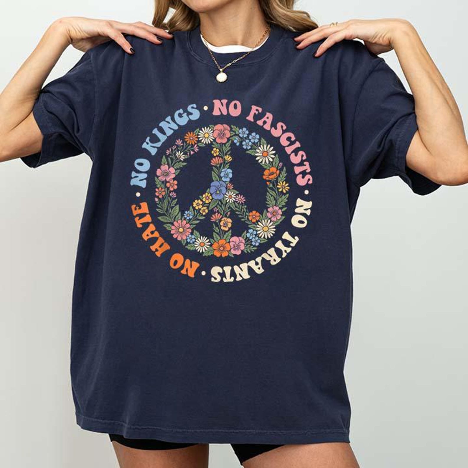 No Kings March 28 2026 No Kings Day T-Shirt S