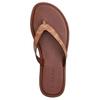 Coach Brianna Round Toe Flat Rubber Sole Flip Flops Women Footwear Brown CZ371-BRN