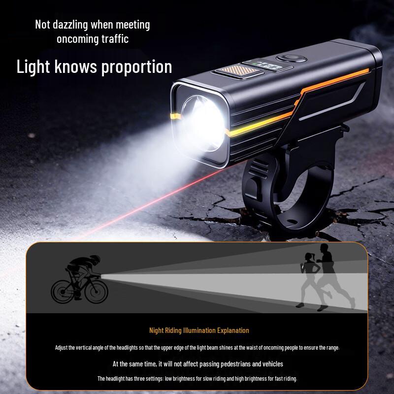 Smart Sensor USB Rechargeable Bicycle Front Light