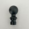 1.5 Inch Black Ballhead Combo Mounting Holder Double Socket Arm Round Base Kayak Accessories for GPS Photo Equipment