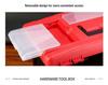 Heavy-Duty Multifunctional Tool and Storage Box for Home, Portable Plastic Organizer for Vehicle and Electrician Repairs