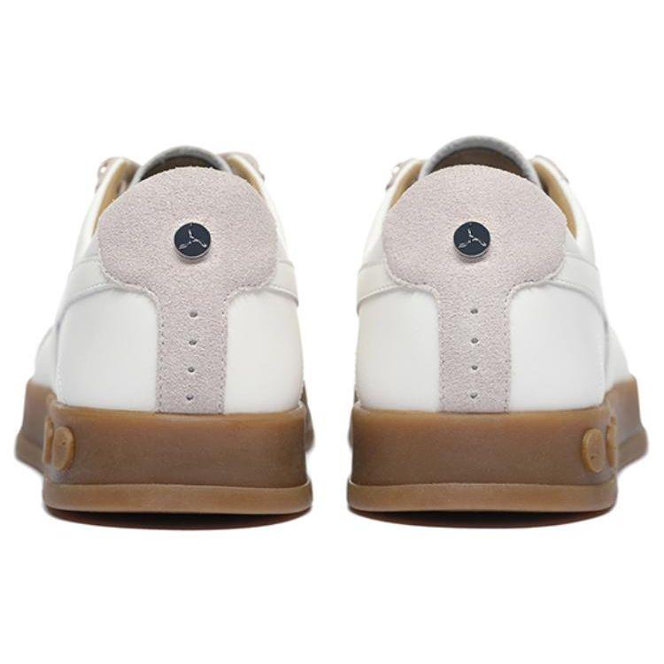 Li Ning Zheng Rong 002 Leather Casual Fashion Slip Resistant Durable Lightweight Low Top Skate Shoes Men Sneaker White Gray ALHS027-2