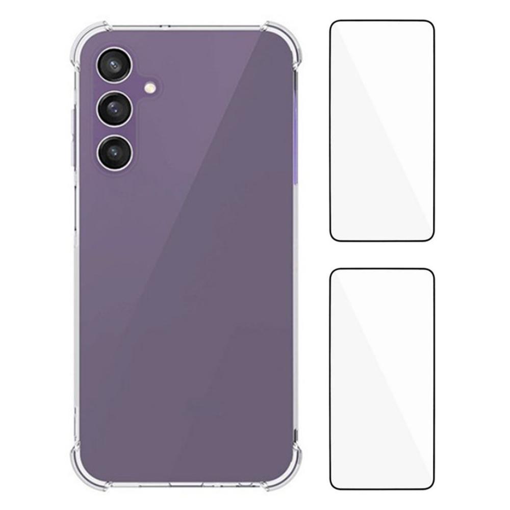 WANLONFENG WL2 Series Phone Case for Samsung Galaxy A25 5G (Global) (161.0 x 76.5 x 8.3mm),2.0mm TPU Cover (Big Lens Hole)