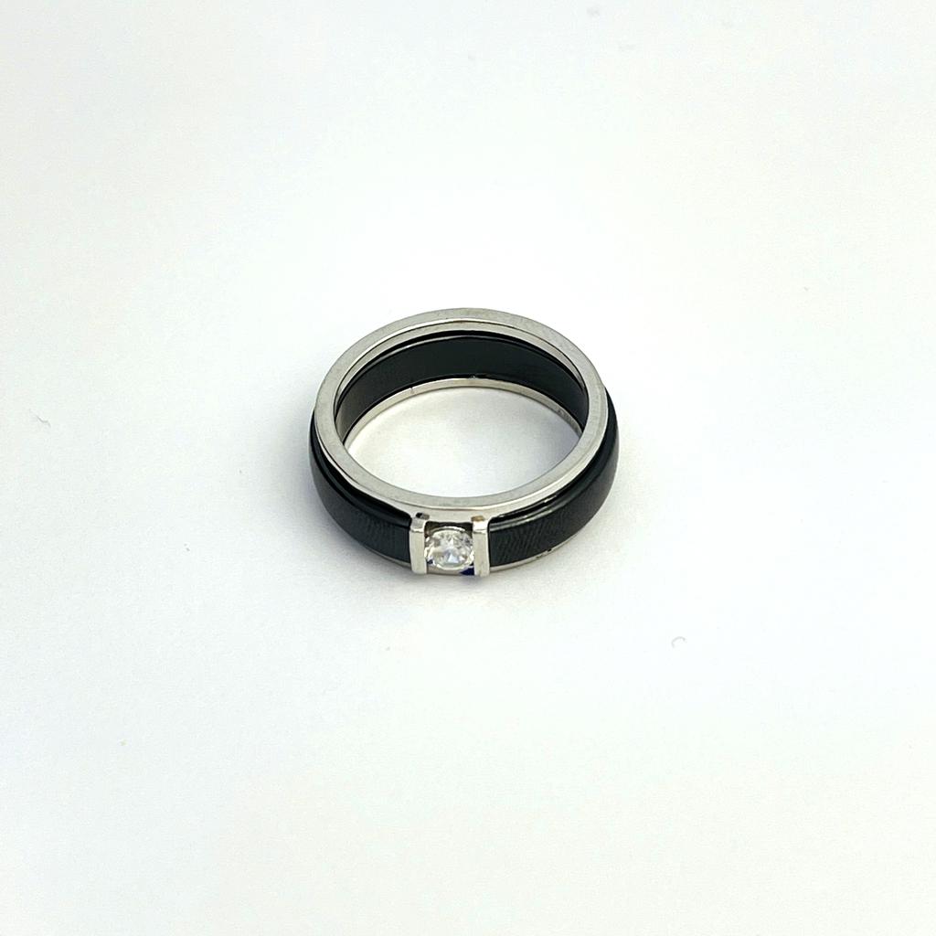 Silver Ring with Ceramics (2107125)