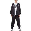 Nike Hoodie Jacket 3Brand Series Logo Print Raglan Sleeve Hooded Zipper Kids Jackets Black NY2342057GS-002