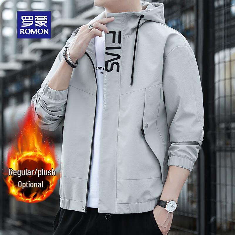 Romon Men's Autumn/Winter Plus Size Outdoor Windproof Jacket