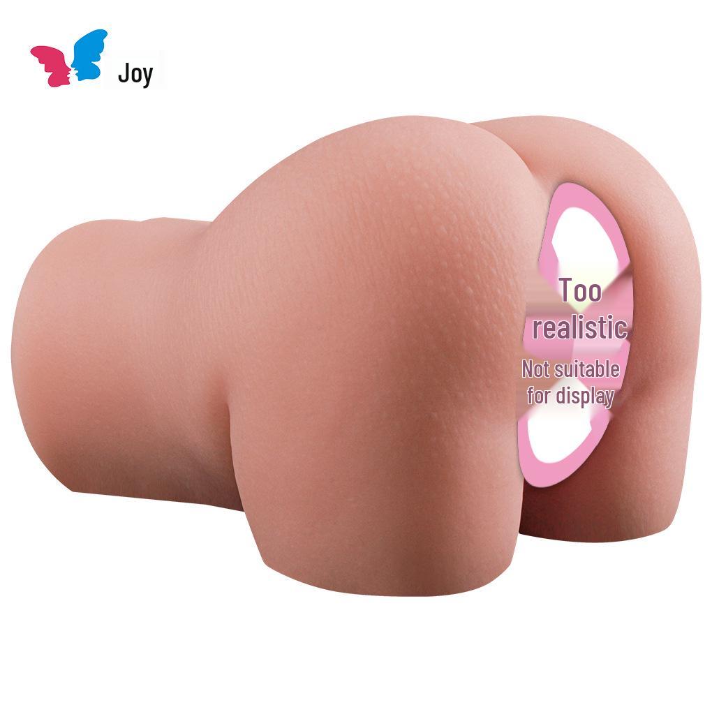 Happy Color Airplane Cup Male Masturbation Trainer with Realistic Vagina and Buttocks Doll