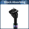 INFINAUTO Bicycle Seatpost Bicycle Saddle Post Seat Tube Aluminum Alloy Black Shock Absorption 31.6x350mm
