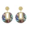French Retro Seashell Luxury Earrings: Fashionable High-End Ear Drops for Unique Style