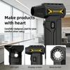 900000RPM Brushless Violent Turbo Fan 4 Speed Cordless Jet Blower Rechargeable Air Duster for Keyboard Car Pet Snow Multi Nozzle