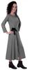 Moomaya Full Sleeves Maxi Dress Long Button Down Solid Casual Slit Dresses