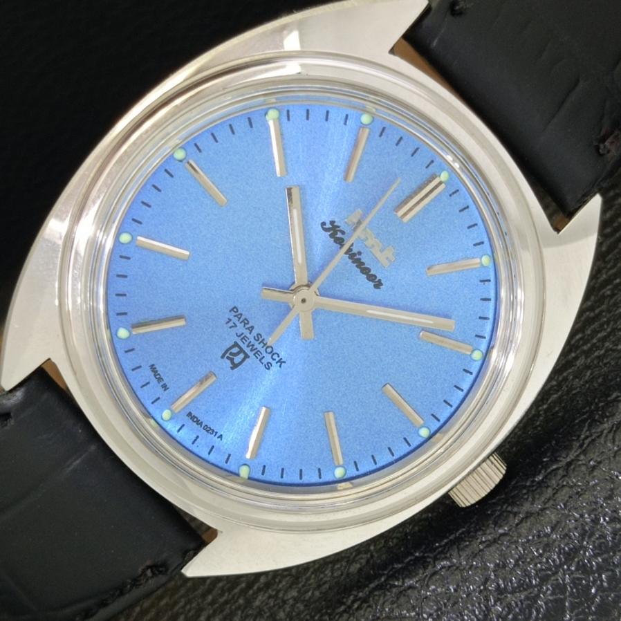 

AUTHENTIC HMT WINDING SKY BLUE DIAL WRIST WATCH FOR MENS a426499-2 RL-a426499